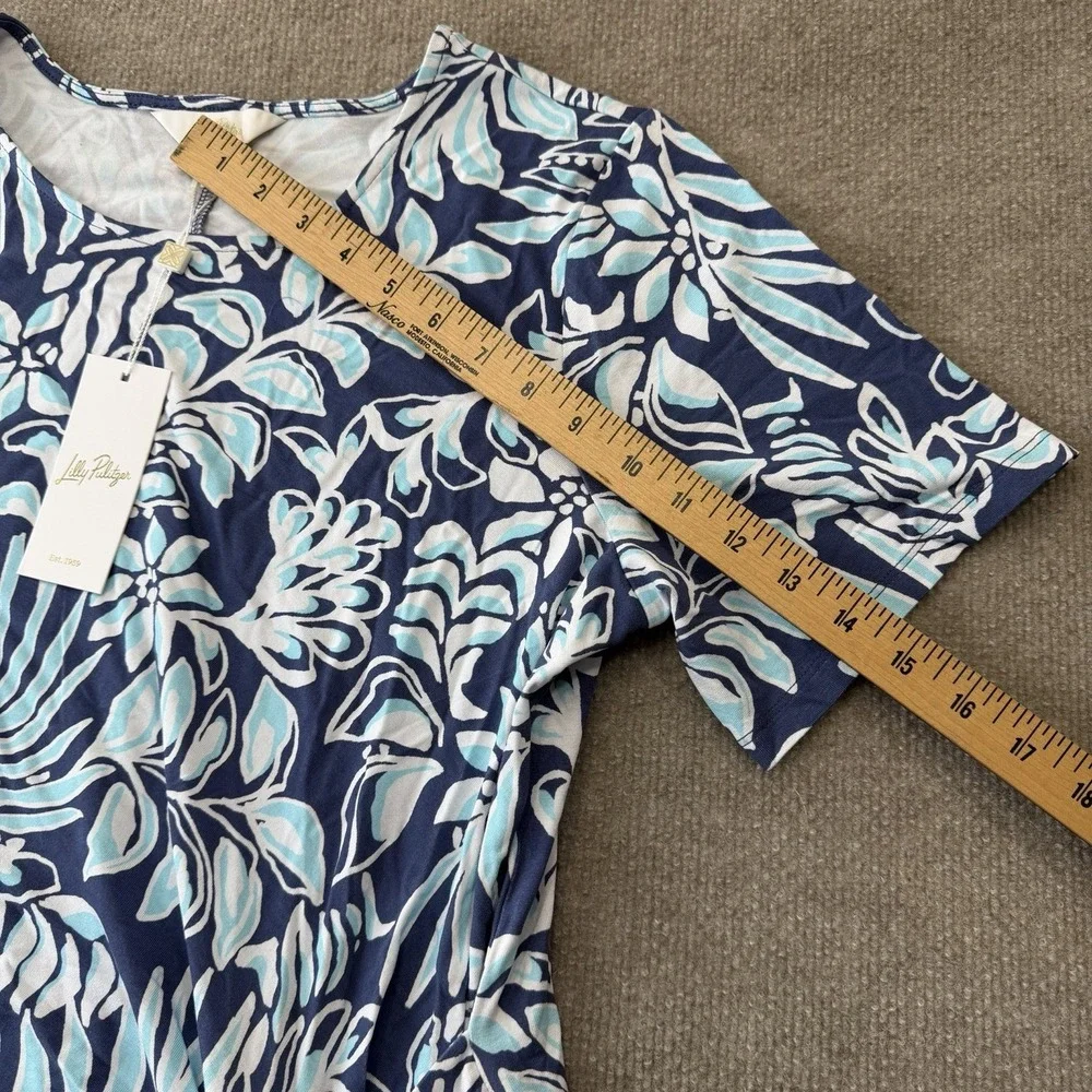 NWT Lilly Pulitzer Chace Maxi Dress Woman's Size XL Sapphire Pool Summer - Picture 4 of 11